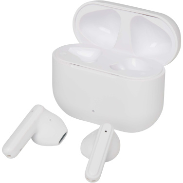 Logotrade mainostuote tuotekuva: Altais kierrätysmuovista valmistetut True Wireless Bluetooth® -kuulokkeet