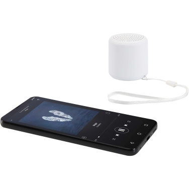 Logotrade mainostuote tuotekuva: Velkis 3 W:n kierrätysmuovista valmistettu langaton Bluetooth®-kaiutin