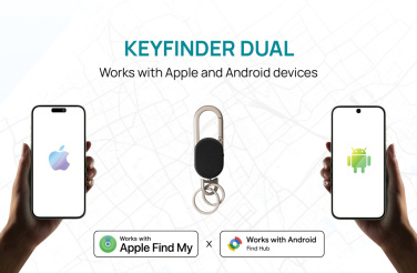 Logotrade liikelahjat mainoslahjat tuotekuva: Keyfinder Dual -avaimenperä paikannuksella