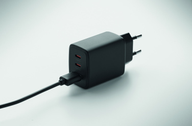 Logotrade mainoslahjat ja liikelahjat tuotekuva: EU:n 2-napainen adapter/laturi