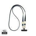 Nivo RCS-kierrätetty PET crossbody-kaulanauha, laivasto