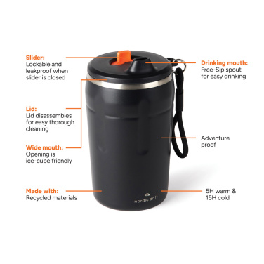Logotrade liikelahjat mainoslahjat tuotekuva: Nordic Drift Trail RCS - lukittava kahvimuki 350ml