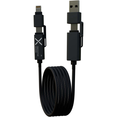 Logo trade mainoslahja kuva: SCX.design C59 100 W:n magneettinen silikonilatauskaapeli