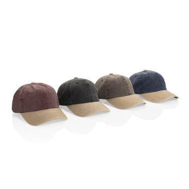 Logotrade mainostuote tuotekuva: BEAU AWARE™ -puuvillatwill-lippalakki, 6-osainen, 270 g/m²