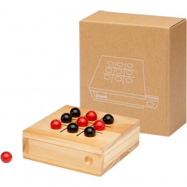Logotrade dovana nuotrauka: Strobus medinis tic-tac-toe žaidimas