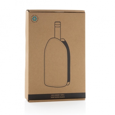 Logotrade firminės dovanos nuotrauka: Vino AWARE™ RPET vyno šaldytuvo rankovė
