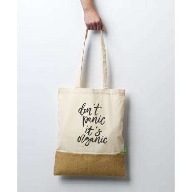 Logotrade reklaminiai produktai nuotrauka: Combi Organic Shopper maišelis (160 g/m²).