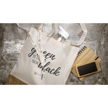 Logotrade reklaminės dovanos nuotrauka: Combi Organic Shopper maišelis (160 g/m²).