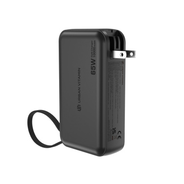 Logotrade reklaminiai produktai nuotrauka: Urban Vitamin Eureka hibridinis GANcharger 10000mah maitinimo blokas 65W
