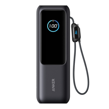 Logotrade verslo dovanos nuotrauka: „Anker“ išorinė baterija 25 000 mAh 165 W, įmontuotas ištraukiamas laidas