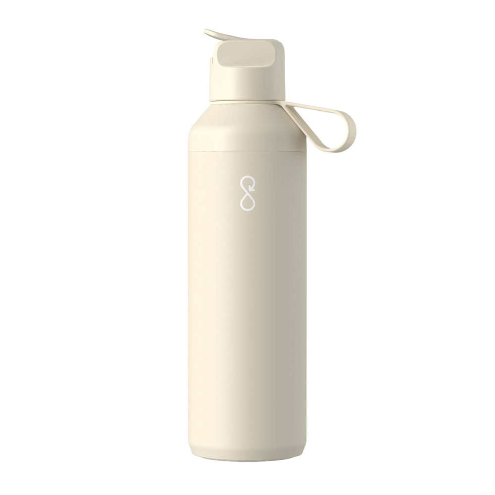 Logotrade reklaminės dovanos nuotrauka: „Ocean Bottle Peak GO“ 710 ml perdirbto nerūdijančio plieno vandens butelis