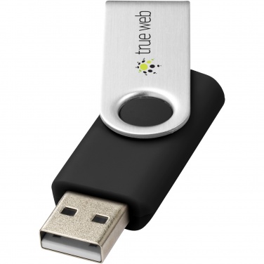 Logotrade korporatīvās dāvanas foto: Pagrieziet pamata 32 GB USB zibatmiņas disku