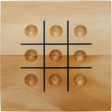 Logotrade biznesa dāvanas foto: Strobus koka tic-tac-toe spēle