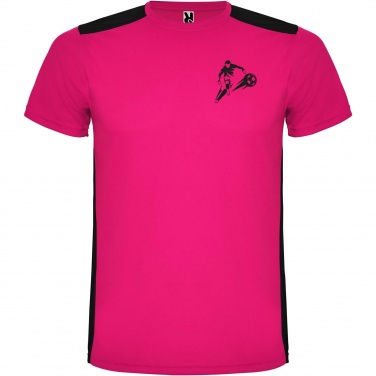 Logotrade dāvanas foto: Detroitas unisex sporta t-krekls ar īsām piedurknēm