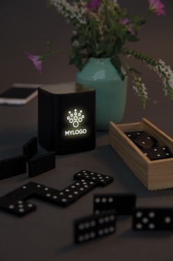 Logotrade dāvanas foto: Iedegas bezvadu skaļrunis ar logotipu