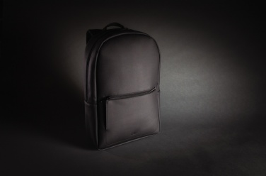 Logotrade biznesa dāvanas foto: Swiss Peak luksusa PU klēpjdatora mugursoma bez PVC