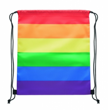 Logotrade ziemassvētku dāvanas foto: Rainbow RPET aukliņu soma