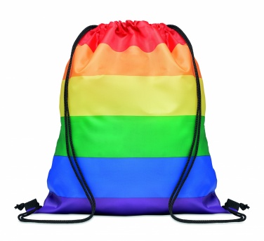 Logotrade biznesa dāvanas foto: Rainbow RPET aukliņu soma