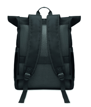Logotrade biznesa dāvanas foto: Sarullējama klēpjdatora mugursoma 600D