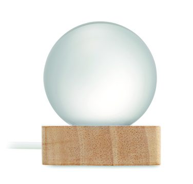 Logotrade Ideja dāvanas foto: LED stikla bumba