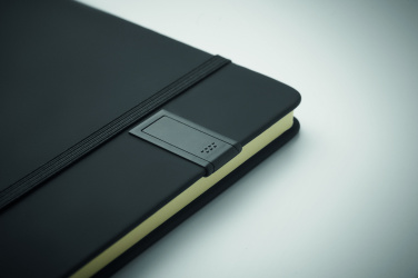 Logotrade korporatīvās dāvanas foto: A5 piezīmju grāmatiņa ar integrētu USB