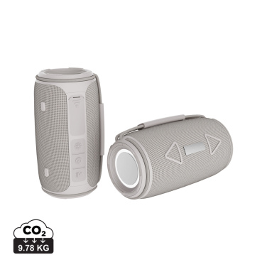 Logotrade logo dāvanas foto: Prisma RCS pārstrādātas plastmasas IPX 4 ūdensizturīgs 16 W skaļrunis