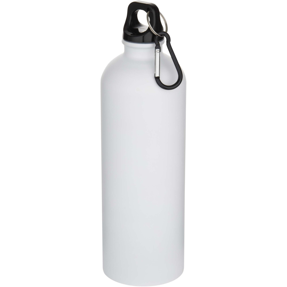 Logotrade korporatīvās dāvanas foto: Oregon 750 ml matēta RCS pārstrādāta vienas sienas nerūsējošā tērauda ūdens pudele ar karabīni