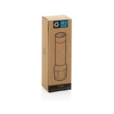 Logotrade ziemassvētku dāvanas foto: Flara RSC pārstrādātas plastmasas USB uzlādējama lukturītis