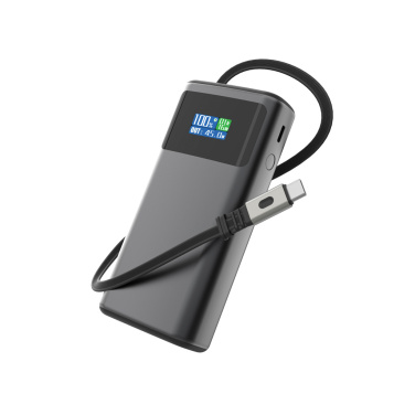 Logotrade logo dāvanas foto: Quantum RCS īpaši ātra PD45W 10.000mAh pārnēsājamā baterija ar ekrānu
