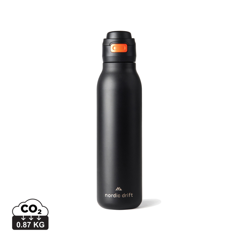 Logotrade korporatīvās dāvanas foto: Nordic Drift Trail RCS vienas sienas ūdens pudele 750ml