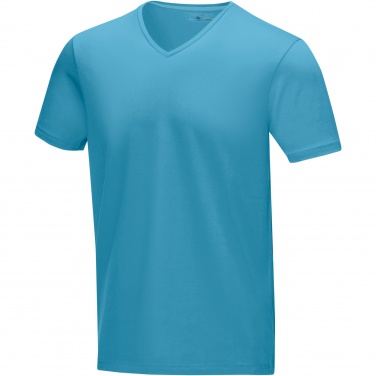 Лого трейд pекламные подарки фото: Kawartha short sleeve men's organic V-neck t-shirt