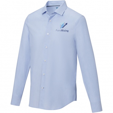 Логотрейд pекламные cувениры картинка: Cuprite long sleeve men's organic shirt