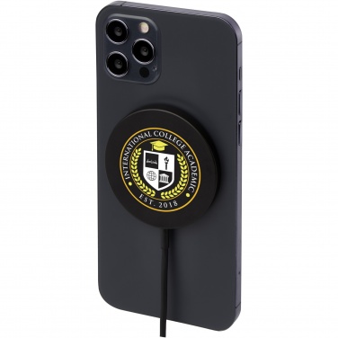 Лого трейд pекламные подарки фото: Magclick Алюминиевое беспроводное зарядное устройство мощностью 15 Вт