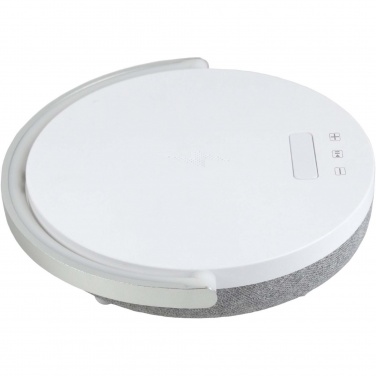 Лого трейд pекламные cувениры фото: Prixton динамик Bluetooth® 4-в-1 мощностью 10 Вт со светодиодной подсветкой и базой для беспроводной зарядки