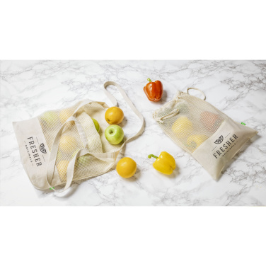 Лого трейд pекламные подарки фото: Сумка для покупок Natura Organic Mesh Shopper (180 г/м²)