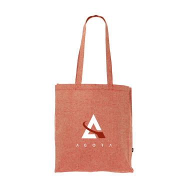 Лого трейд бизнес-подарки фото: Сумка Melange Shopper GRS Recycled Canvas (280 г/м²)
