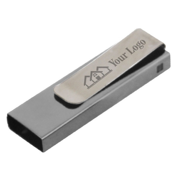 Лого трейд pекламные подарки фото: Металлическая USB-флешка