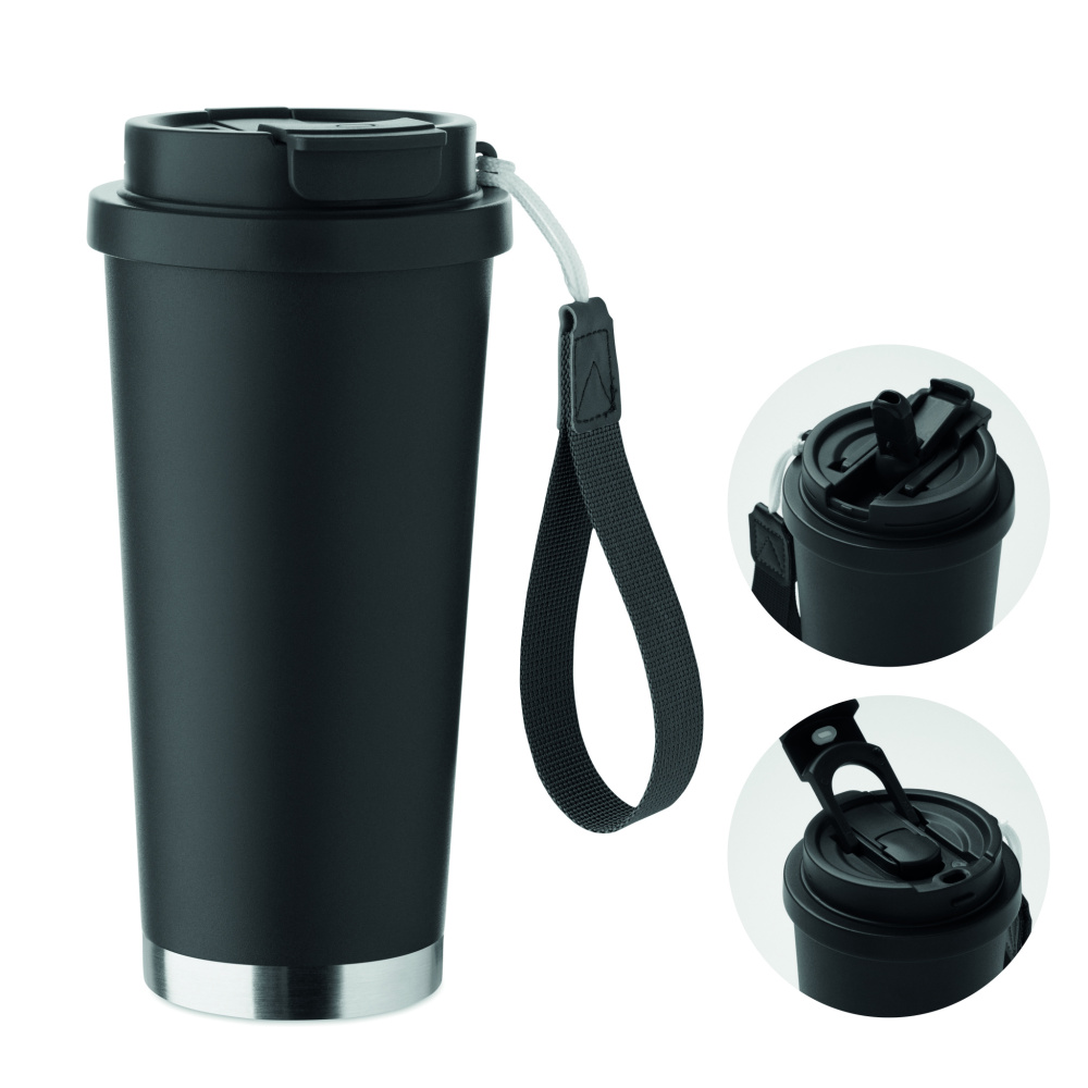 Логотрейд pекламные подарки картинка: Double wall tumbler 500ml