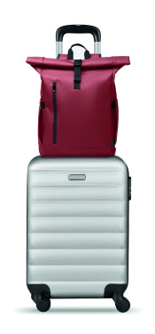 Логотрейд pекламные подарки картинка: Rolltop laptop rucksack 600D