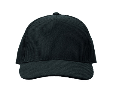 Логотрейд pекламные cувениры картинка: Corduroy 5 panel baseball cap