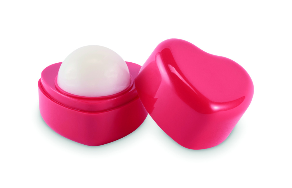 Логотрейд pекламные подарки картинка: Heart shape vegan lip balm