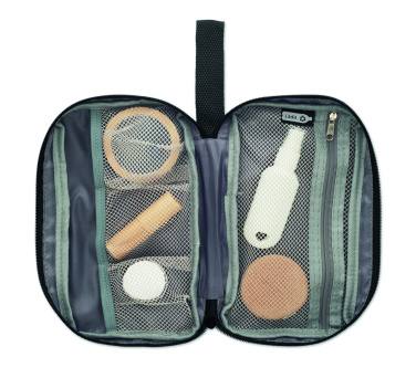 Лого трейд pекламные cувениры фото: Toiletry bag 600D RPET