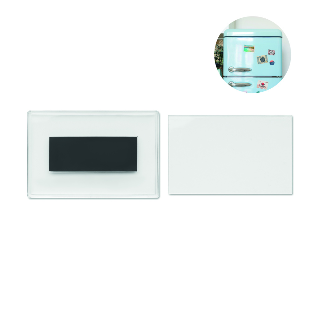 Логотрейд pекламные cувениры картинка: Acrylic photo magnet rectangula