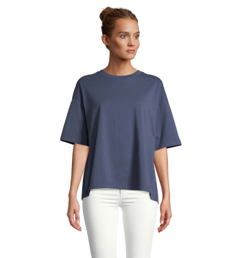 Логотрейд pекламные подарки картинка: BOXY WOMEN T-SHIRT OVERSIZE