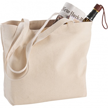 Logotrade reklamprodukter bild: Ningbo 320 g/m² shoppingkasse med blixtlås 15L