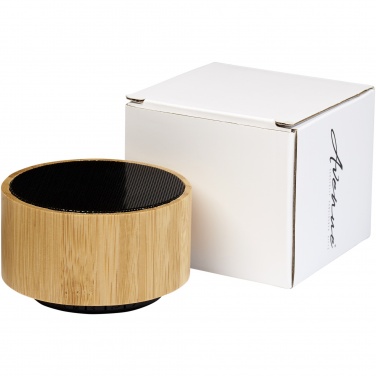 Logotrade reklamprodukter bild: Cosmos Bluetooth® -högtalare i bambu