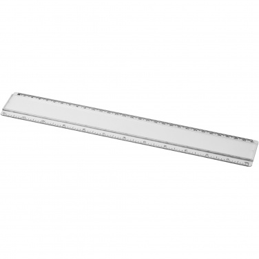 Logotrade kampanjprodukter bild: Ellison 30 cm plastlinjal med pappersinlägg
