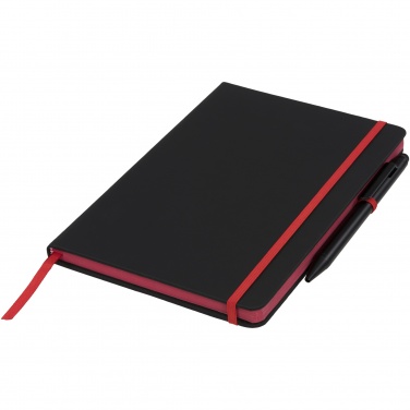 Logotrade profilprodukter bild: Noir Edge anteckningsbok, medelstor
