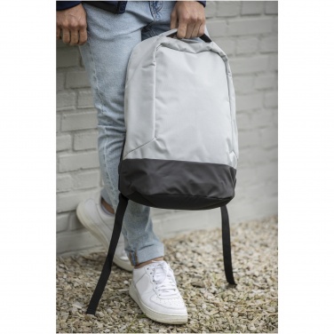 Logotrade reklamprodukter bild: Cover GRS RPET stöldskyddad ryggsäck 18L
