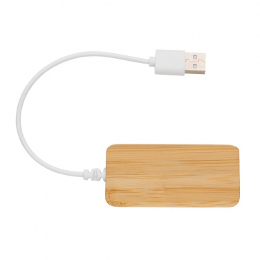 Logotrade kampanjprodukter bild: Bambu hub med Type-C